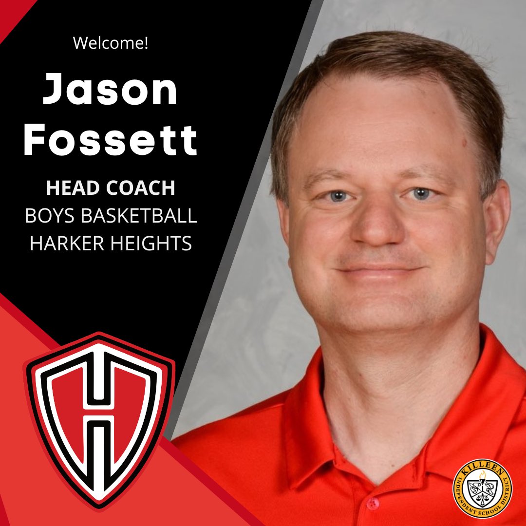 KISD Sports (@killeenisd_) on Twitter photo Killeen ISD would like to welcome Jason Fossett, the new boys basketball head coach at Harker Heights (<a href="/HHKnightsHoops/">Harker Heights Knights Boys Basketball🛡️⚔️</a>).
More here: tinyurl.com/bdcsw6yh Killeen ISD would like to welcome Jason Fossett, the new boys basketball head coach at Harker Heights (<a href="/HHKnightsHoops/">Harker Heights Knights Boys Basketball🛡️⚔️</a>).
More here: tinyurl.com/bdcsw6yh