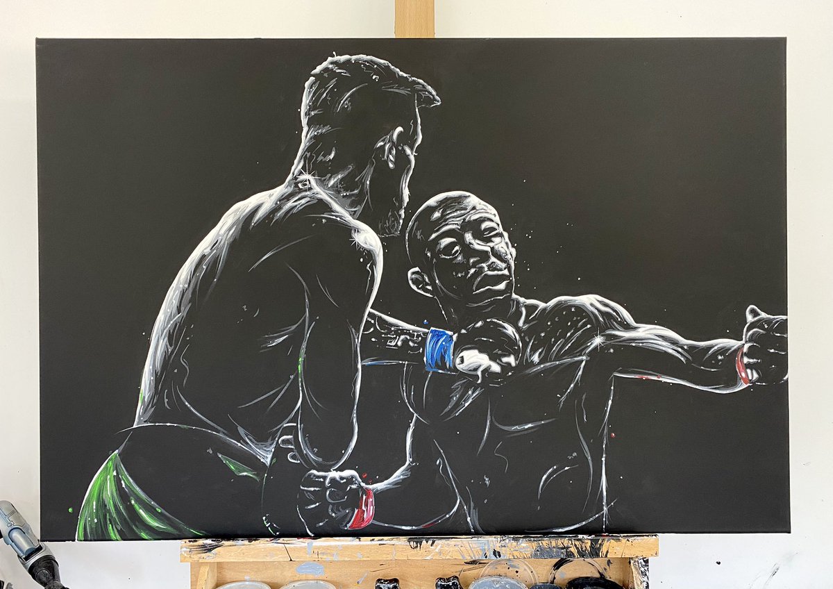 RossBainesArt's tweet image. If McGregor actually fights I’ll give one person who retweets this a free limited edition print 👊

#ufc303 #McGregor #MMATwitter
