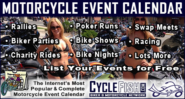 Route66Rally's tweet image. Remember, when you're not at one of the Route 66 Rallies, check with our good friends at CycleFish.com for the best list of Motorcycle Events anywhere!

➡️ cyclefish.com/motorcycle_eve…

#motorcycleevents #motorcyclerally #bikershow #pokerrun #cyclefish