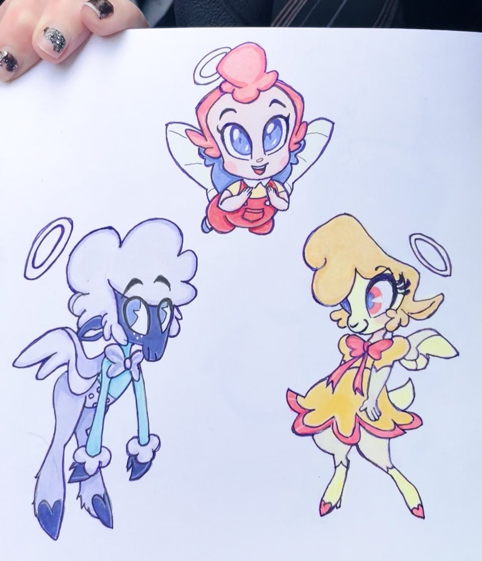 SirensRequiem's tweet photo. Alright, now we have the whole C.H.E.R.U.B. crew from Helluva boss! Keenie, Collin, & Cletus, all of CHERUB!
#HelluvaBossCHERUB #HelluvaBoss
I don’t know why I even use tags, like 5 people even see my shit lol https://t.co/MlhCVp93wR