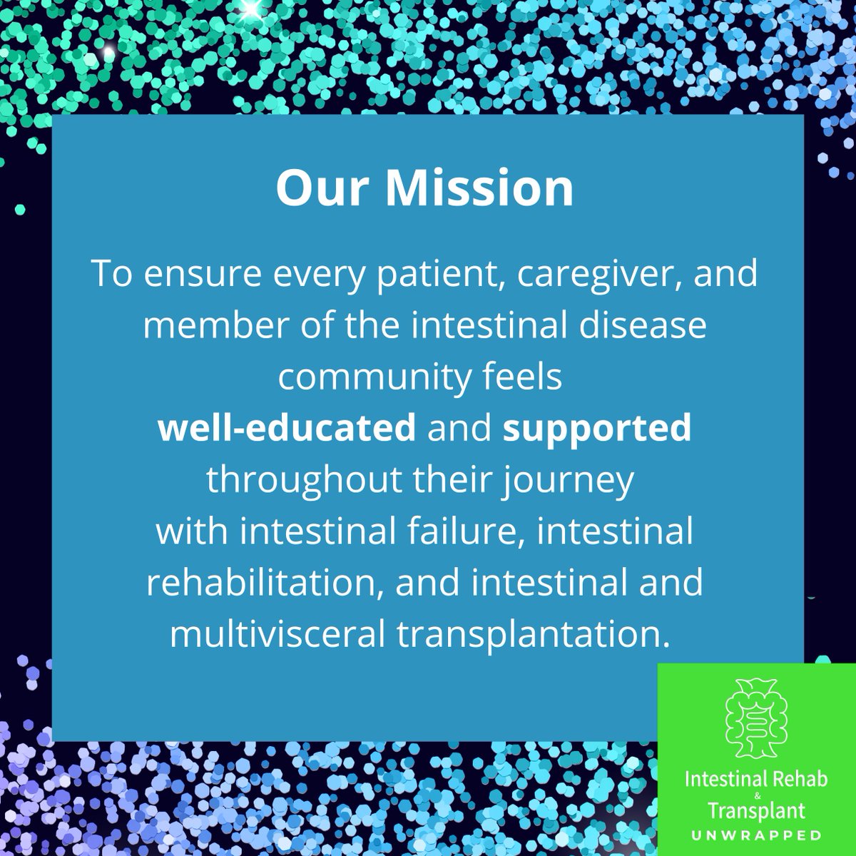 TxUnwrapped's tweet photo. We hope you like our new name and logo. We wanted to update it to reflect all of you that we serve with our mission. 

Help us in celebrating our new name, same mission, same vision! 
Intestinal Rehab &amp; Transplant Unwrapped (IRTxU) https://t.co/feZg2GOx9B