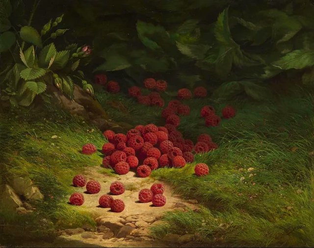William Mason Brown
Raspberries in a Wooded Landscape
c. 1865-1878