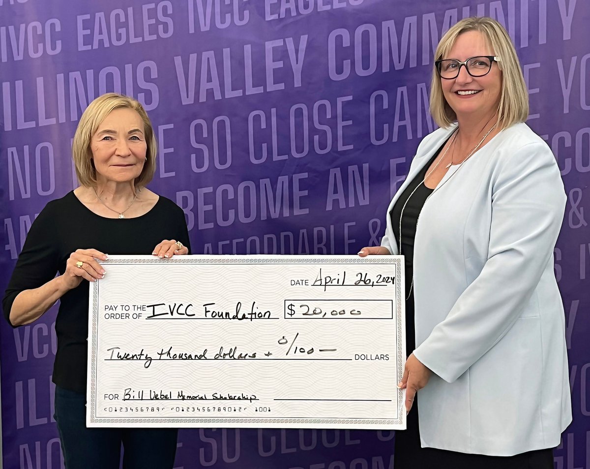 IVCCEagles's tweet photo. With a $20,000 donation to the #IVCC Foundation, family and friends of William “Bill” Uebel created the William Uebel Memorial #Scholarship, which will provide $1,000 a year to an IVCC student pursuing a degree in secondary education. 
➡️  https://t.co/qV4QsdHdX6 https://t.co/tFFMxseVP5