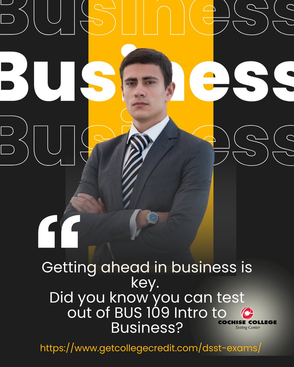 TestingCochise's tweet photo. The  DSST can do more than give you a passing score. It can actually accelerate your degree program by a semester or more. Find out how! #DSST #creditbyexam #SaveMoney #graduatefaster https://t.co/ewtoOn31U9
