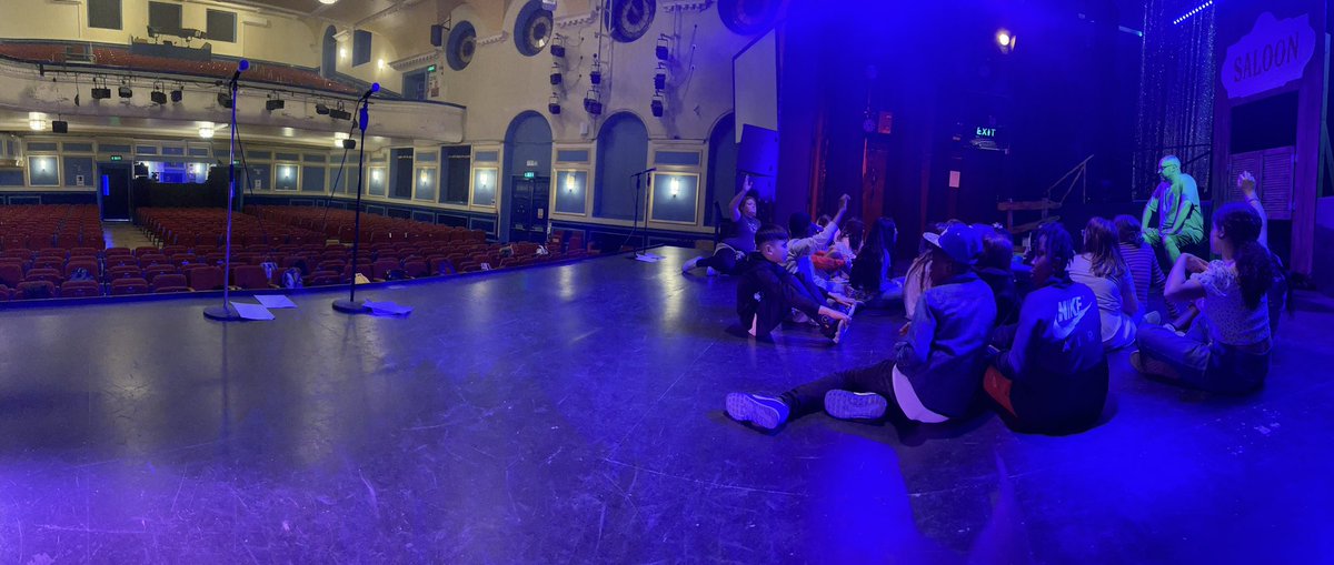 MissMortlock's tweet photo. Learning all about how the theatre works at @ShanklinTheatre  🎭@HeadBeechfield @MissFullerBF @MrsWMohranBFS @mrs_diwanBF https://t.co/SnZO9svYU0