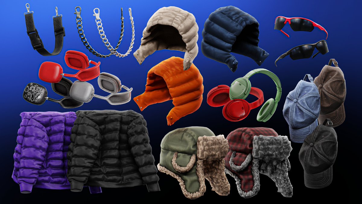 here is a collection of more of the items i've worked on in the past few months. you can try them here: 
roblox.com/groups/1191263…
#roblox #robloxugc