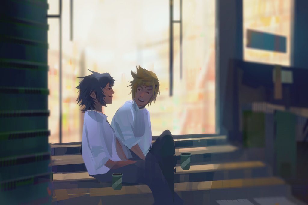 Quiet summer evenings 🍵🌃
#promptis