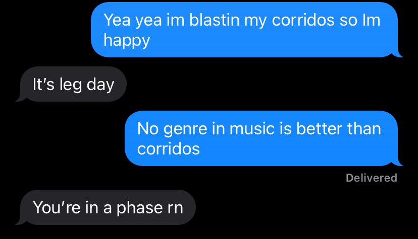 caamrin's tweet photo. Fam called corridos a "phase" 🤣 

This for life 🫶🏾🇲🇽 https://t.co/TxWmxfTsTu