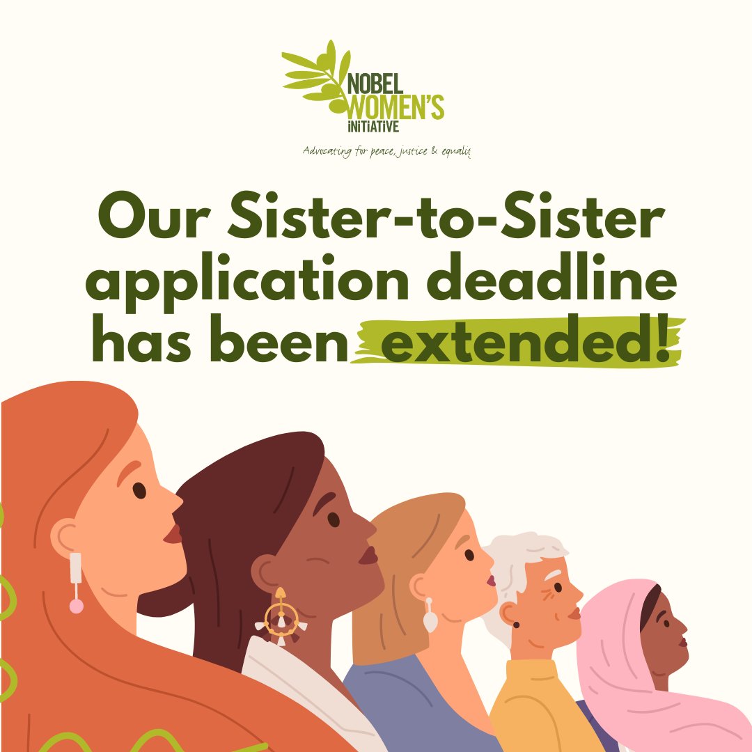 🚨 IMPORTANT UPDATE: Our Sister-To-Sister application deadline is EXTENDED!

You now have until June 21 to be considered for our 8-week intensive virtual learning program. Apply now: ow.ly/wNng50Sir9T