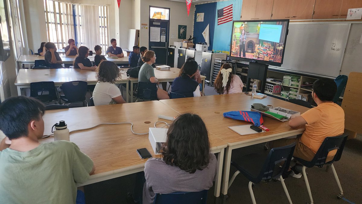 capnmaff's tweet photo. Using some great presentations from @SmartypantsDO to practice our speeches for Academic Decathlon! When is the best birthday indeed? Why we don't like the moon! https://t.co/ZNY41LpuP4