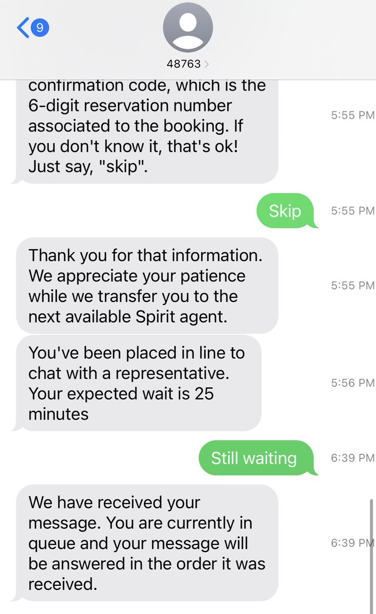 Here at <a href="/SpiritAirlines/">Spirit Airlines</a> even our customer service has delays