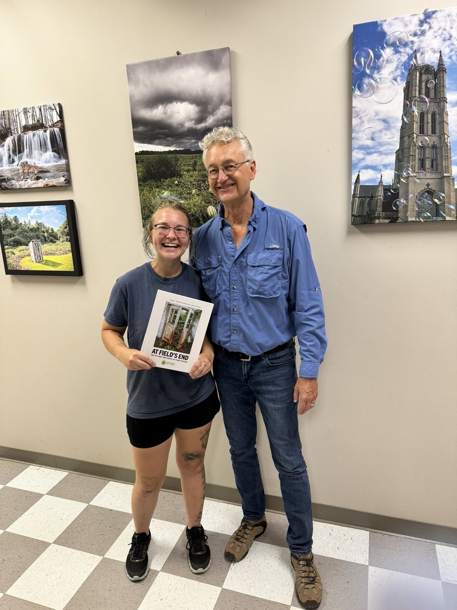 Ed Sikora (@alabamaed) on Twitter photo It was nice to finally meet Abby Mosher <a href="/AbbyMosher1/">Abilene Mosher</a> today in my photo gallery and give her one of the last copies of our phytopoetry book “At Field’s End” <a href="/phytopoetry/">S.E. Bartholomew</a> penned 🖊️ by my illustrious colleague S. E. Bartholomew supported by the Crop Protection Network <a href="/CropNetwork/">Crop Protection Network</a> It was nice to finally meet Abby Mosher <a href="/AbbyMosher1/">Abilene Mosher</a> today in my photo gallery and give her one of the last copies of our phytopoetry book “At Field’s End” <a href="/phytopoetry/">S.E. Bartholomew</a> penned 🖊️ by my illustrious colleague S. E. Bartholomew supported by the Crop Protection Network <a href="/CropNetwork/">Crop Protection Network</a>