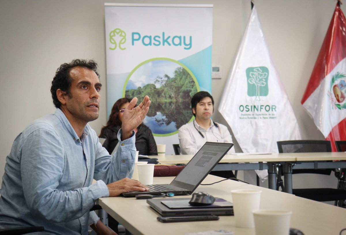 Paskaybosques's tweet photo. 🌳Hoy, #Paskay culminó la capacitación sobre Mercados de #CarbonoForestal a especialistas del Organismos de Supervisión de los Recursos Forestales y de Fauna Silvestre (OSINFOR) en el marco del plan “Mochila Carbono Forestal”. https://t.co/cAAAa9RUpE