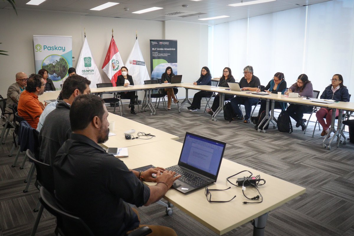 Paskaybosques's tweet photo. 🌳Hoy, #Paskay culminó la capacitación sobre Mercados de #CarbonoForestal a especialistas del Organismos de Supervisión de los Recursos Forestales y de Fauna Silvestre (OSINFOR) en el marco del plan “Mochila Carbono Forestal”. https://t.co/cAAAa9RUpE
