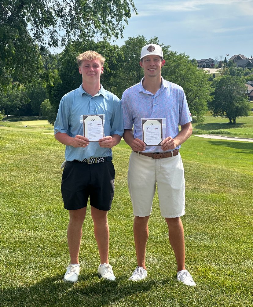 WesBernt's tweet image. Congrats to Charlie Zielinski and Radley Mauney for making it though the first stage of the US Amateur Qualifier