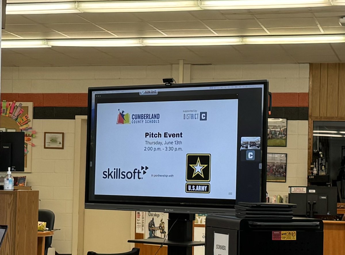 Niesha_Wither's tweet photo. I was blown away by the PITCH Event presentations. These brilliant teams collaborated to solve a real problem for the U.S. Army at Fort Liberty. I am incredibly proud of our @CumberlandPoly scholars! This is a great opportunity for @CumberlandCoSch students! @cte_ccs #DistrictC https://t.co/29mX9v3mQy