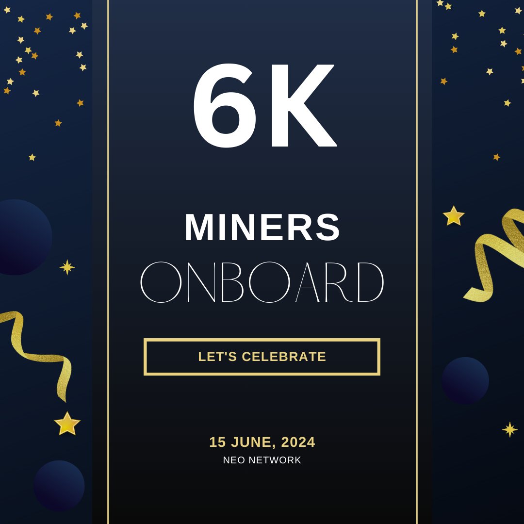 NeoNetwork_coin's tweet photo. We are happy to share our milestone 6K+ miners on our platform #neonetwork https://t.co/AkKQ9zn6gW