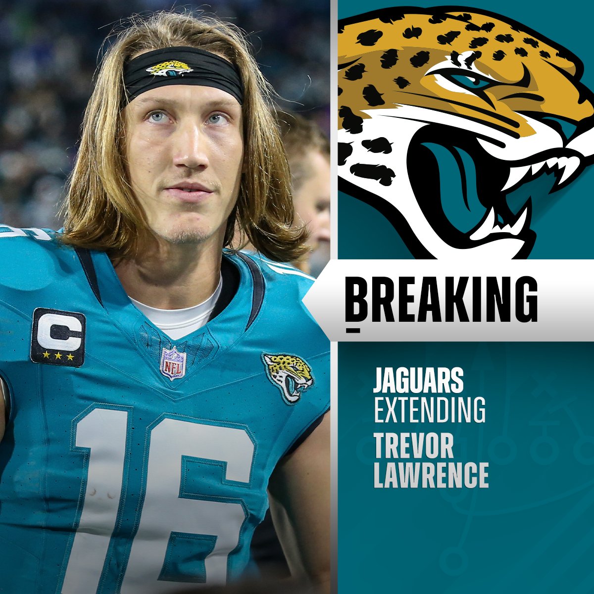 NFL (@nfl) on Twitter photo Jaguars, QB Trevor Lawrence agree to 5-year extension worth $275M with $142M fully guaranteed. (via <a href="/RapSheet/">Ian Rapoport</a>) Jaguars, QB Trevor Lawrence agree to 5-year extension worth $275M with $142M fully guaranteed. (via <a href="/RapSheet/">Ian Rapoport</a>)