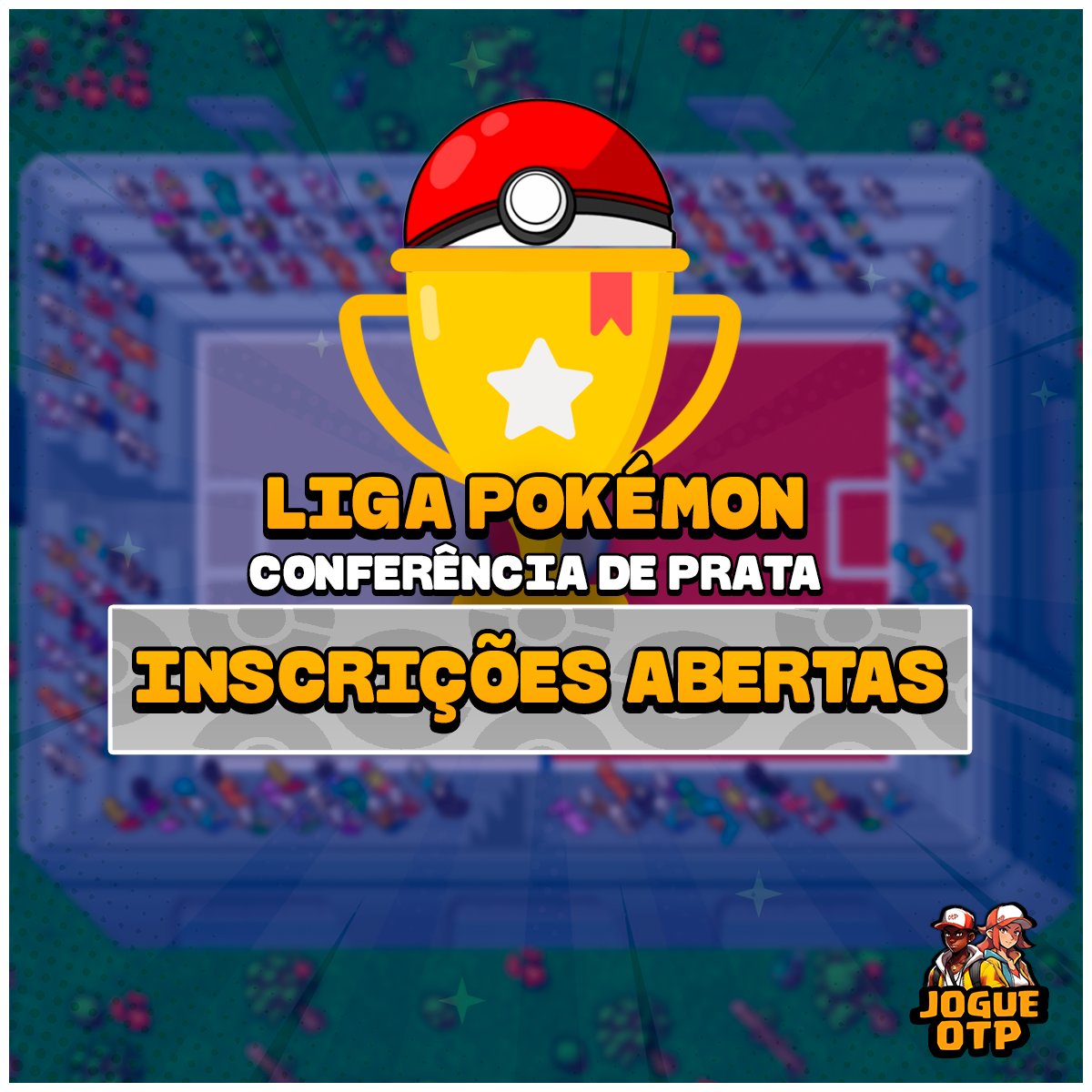 [Liga Pokémon 2024] A inscrição para participar da Liga Pokémon pode ser realizada na NPC Pokemon League Attendant, na entrada do Mt. Silver, até o Server Save do dia 7 de Julho. 

Saiba mais: wiki.otpokemon.com/index.php/Liga…