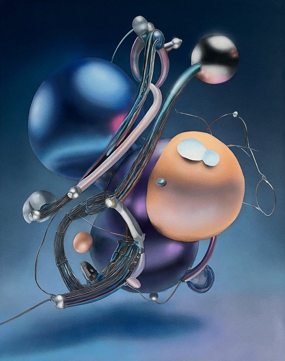 Quantum Imagination - Charley Peters - Artist in Focus - June 2024

Gaming, Science Fiction,Tablets, Supercomputers, Robots, AI, Relativity,and Quantum Imagination,these are a few terms which spring to mind when seeing Charley Peters’ body of work.

reneepfister-consultancy.com/news/quantum-i…