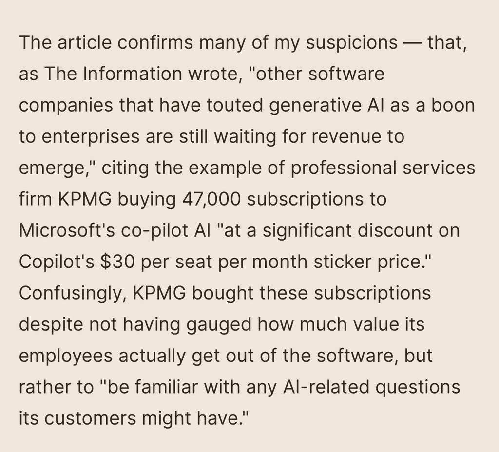 Ed Zitron tweet media