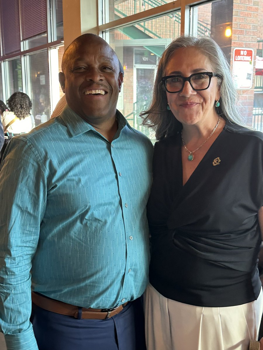 CUSystem's tweet image. CU was proud to support and participate in a fantastic Pre-Juneteenth Happy Hour at Spangalang Brewery.  Jeff Howard, VP of Communications &amp;amp; Judi Diaz Bonacquisti, VP &amp;amp; Senior Diversity Officer, were honored to attend this significant event. #Juneteenth #CUCommunity #DEI