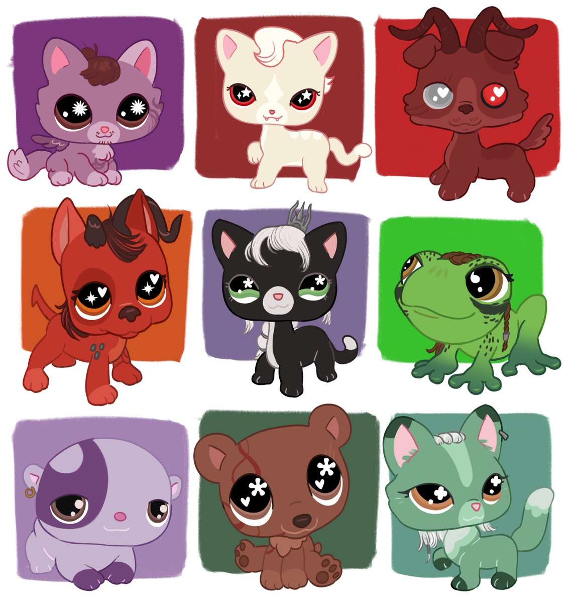 matttfoggy's tweet photo. baldurs gate 3 x littlest pet shop ^^ https://t.co/HPlBXVjWTC