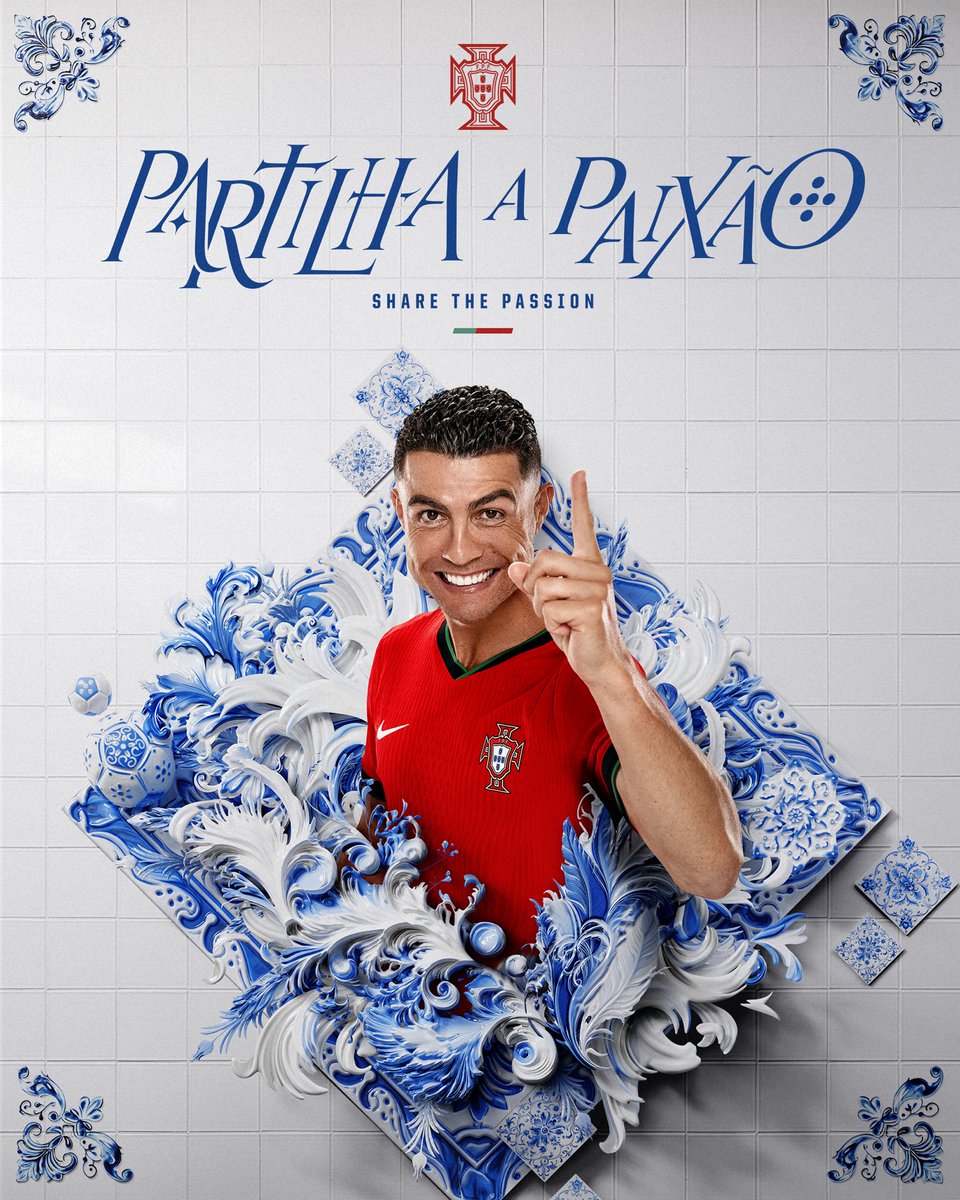 selecaoportugal's tweet photo. "Ser capitão da Seleção de Portugal é um dos maiores orgulhos e privilégios da minha vida." 🫡🇵🇹 

#PartilhaAPaixão | #EURO2024 https://t.co/RdtQRl8Mhj
