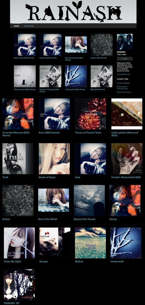 Audio_Cavern's tweet photo. Listening to #RAINASH on #Bandcamp
🎧▶️ https://t.co/bCTxCaimU4
@InfoRainash #singer #streaming https://t.co/5D5VNf8qr5