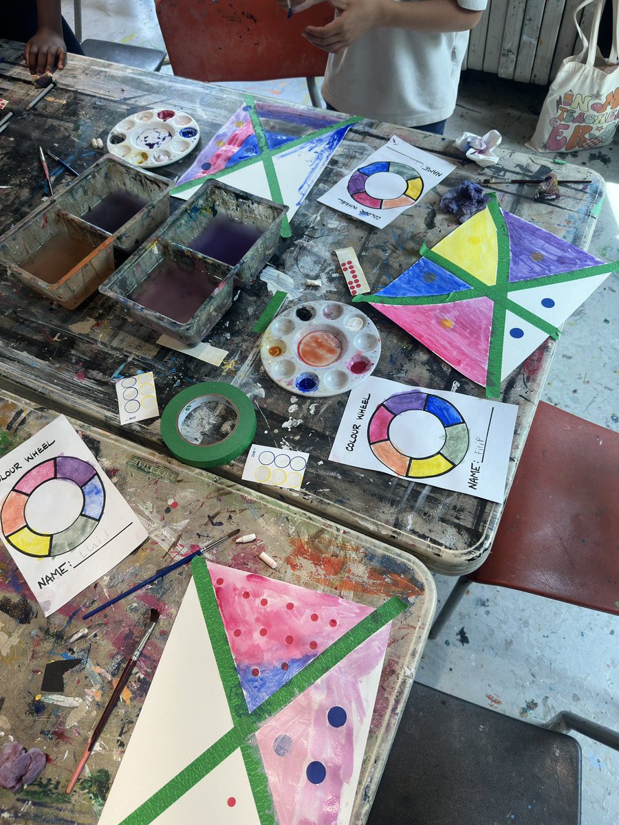 missnschofield_'s tweet photo. We had such a great time at the Art Gallery of Burlington today! We learned all about the colour wheel and got to paint some beautiful watercolour art! 🎨🖼️ @StScholStorm https://t.co/Wz8E1ZumyE