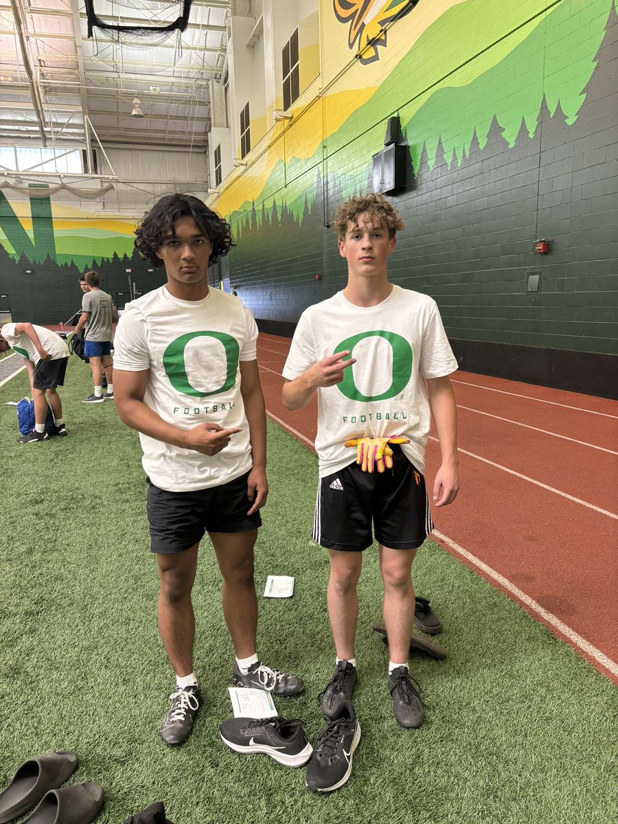 had a great time competing today. <a href="/oregonfootball/">Oregon Football</a>