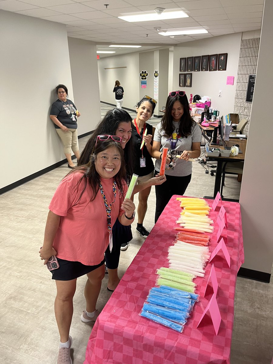 TeachLancaster's tweet photo. How do we end our Thursday/Friday at MPE KSAT? With Italian Ice for our AMAZING staff. #ksat2024 @mrshaack1 @mrsklafollett https://t.co/op5VkKPent