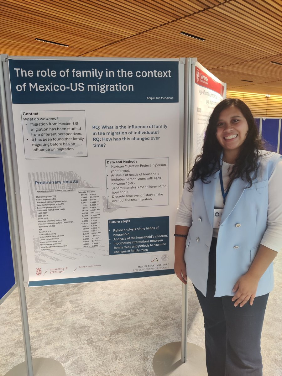Population Research Centre (@popresgroningen) on Twitter photo In the afternoon <a href="/LaraBister/">Lara Bister</a> <a href="/RoselindeVDWiel/">Roselinde van der Wiel</a> and <a href="/abiitun/">Abi Tun</a> presented in the poster session of fertility, family, life course ✨🌳🌧️
#EPC2024 In the afternoon <a href="/LaraBister/">Lara Bister</a> <a href="/RoselindeVDWiel/">Roselinde van der Wiel</a> and <a href="/abiitun/">Abi Tun</a> presented in the poster session of fertility, family, life course ✨🌳🌧️
#EPC2024