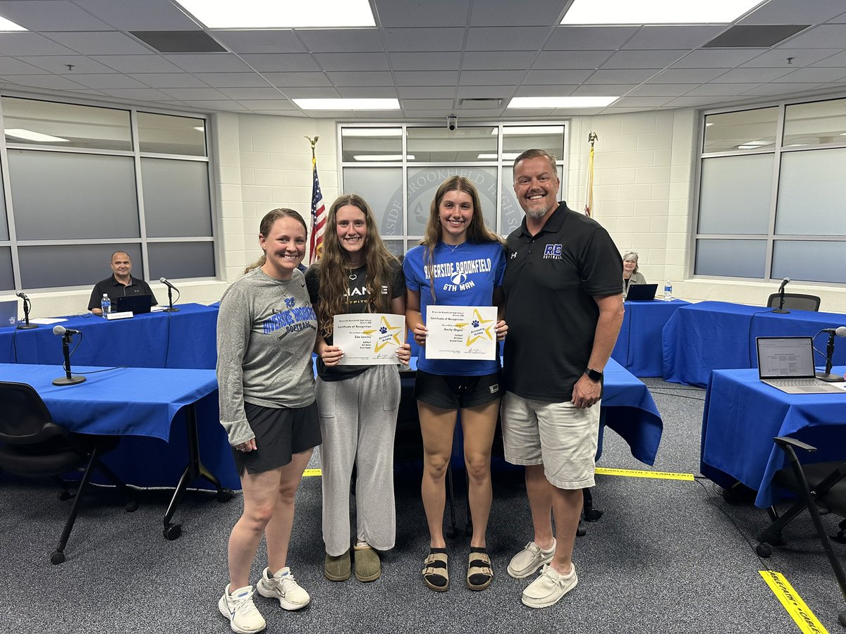 Congratulations to RB Softball All-State athletes Zoe Levine and Emily Organ! Emily is Second Team All-State and earned MSC All-Conference this year. Zoe is First Team All-State and the MSC Conference Player of the Year. She also holds RB Softball records for career home runs