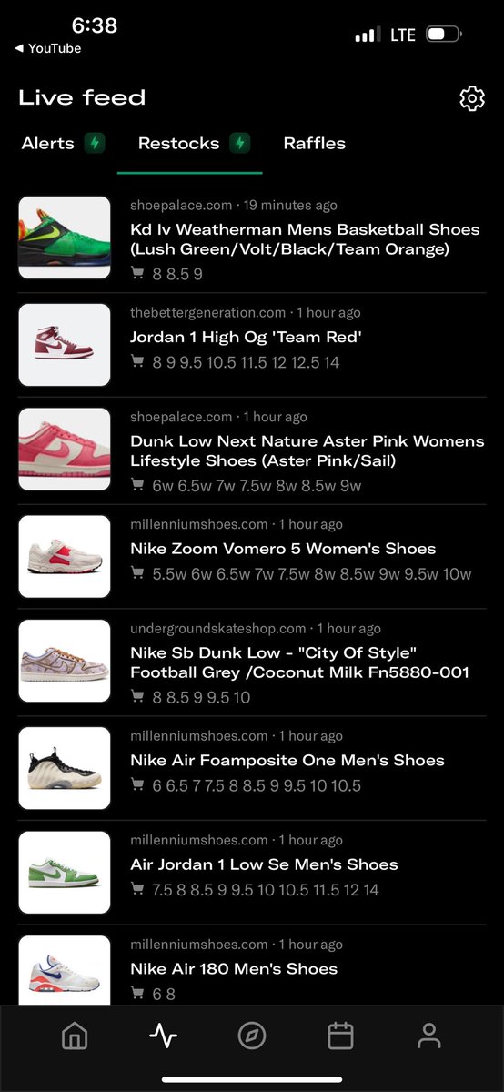 supalchemy's tweet photo. My favorite feature is the restocks @SoleRetriever #SoleRetriever 🔥🔥🔥 https://t.co/xcfUAMJuhr