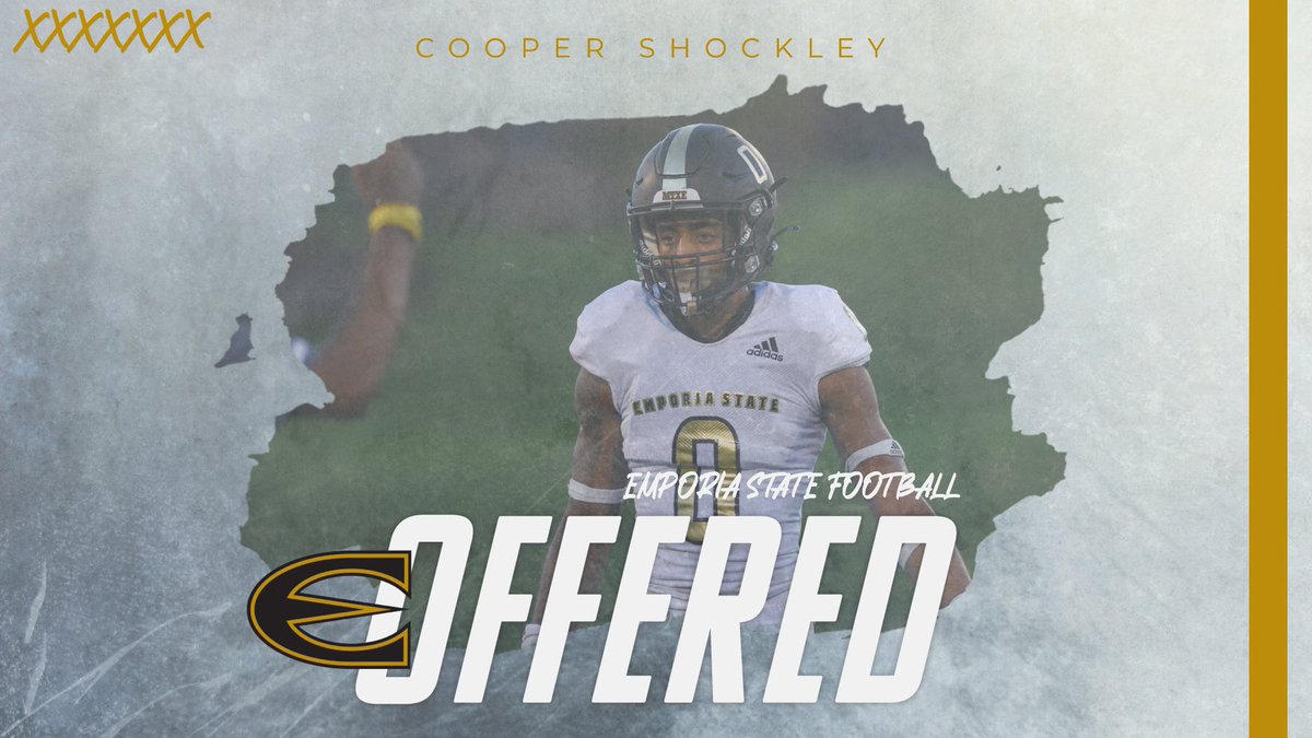 After a great day at Emporia State I am extremely blessed and exited to say that I have received my first offer!! <a href="/CoachGHiggins/">Coach Higgins</a> <a href="/CoachMcDown/">Jace McDown</a> <a href="/CoachAdamGaylor/">Adam Gaylor</a> <a href="/_CoachGreenwood/">Doug Greenwood</a> <a href="/DBCoachMcGraw/">Gary McGraw</a>