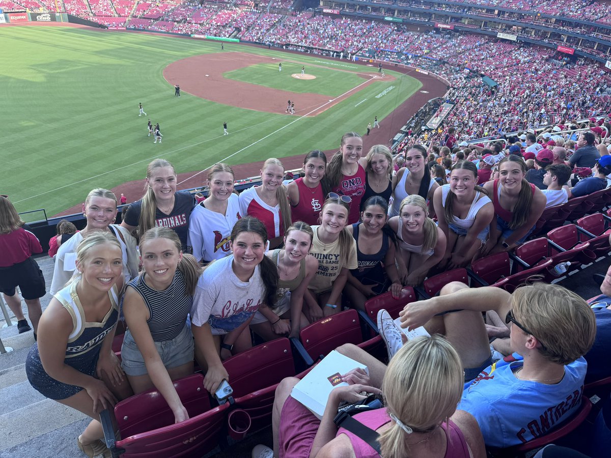QND Pom Squad (@qnd_pom) on Twitter photo Thank you <a href="/Cardinals/">St. Louis Cardinals</a> for having the QND Pommers! We had a blast performing and it was a beautiful night for baseball and a Cardinals Win! Letโs Go Cardinals! โค๏ธโพ๏ธ๐๏ธ Thank you <a href="/Cardinals/">St. Louis Cardinals</a> for having the QND Pommers! We had a blast performing and it was a beautiful night for baseball and a Cardinals Win! Letโs Go Cardinals! โค๏ธโพ๏ธ๐๏ธ