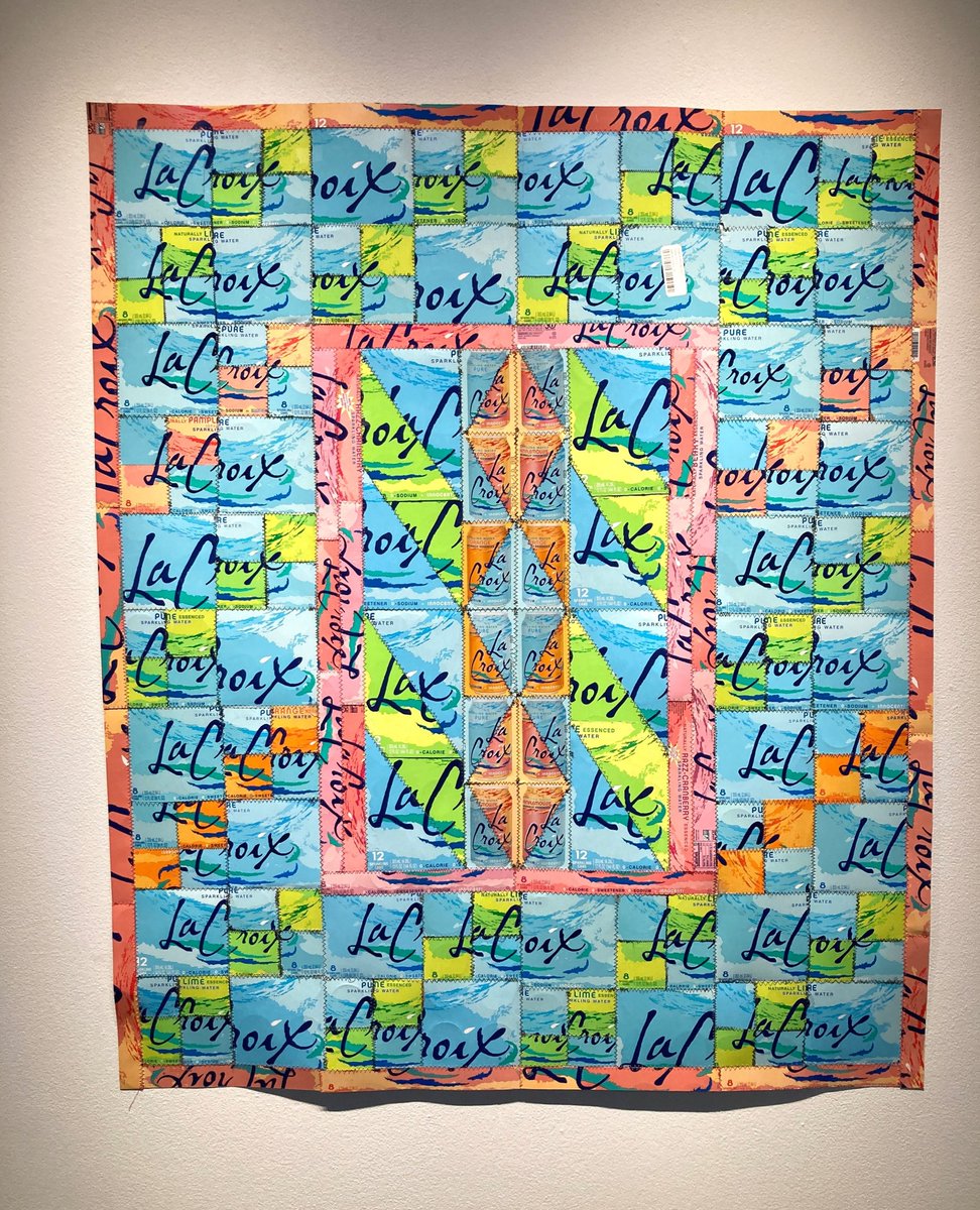 Artists from the Collective Nouns exhibition approach their innovative work with thoughtfulness, such as Kenzie Sitterud's La Croix Quilt, which draws from their Mormon culture heritage and experience growing up in the American West.⁠
⁠
#CVADenver #MSUDenver #CollectiveNouns
