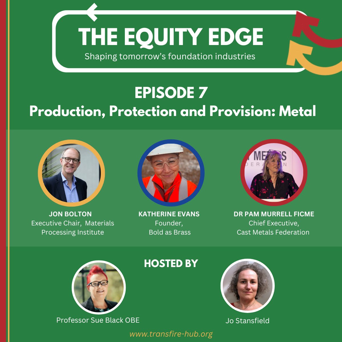 TransFIReHub (@transfirehub) on Twitter photo In Episode 7 of #TheEquityEdge we learn about the #metals industry. Host Jo Stansfield is joined by Pam Murrell, Katherine Evans and Jon Bolton. They discuss #wellbeing and the provision of #PPE for the female workforce. 🎙️kite.link/the-equity-edge <a href="/Dr_Black/">Professor Sue Black OBE Keynote Speaker 🇺🇦</a> In Episode 7 of #TheEquityEdge we learn about the #metals industry. Host Jo Stansfield is joined by Pam Murrell, Katherine Evans and Jon Bolton. They discuss #wellbeing and the provision of #PPE for the female workforce. 🎙️kite.link/the-equity-edge <a href="/Dr_Black/">Professor Sue Black OBE Keynote Speaker 🇺🇦</a>