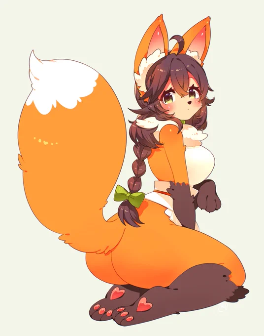 お座りケモフィリちゃん 