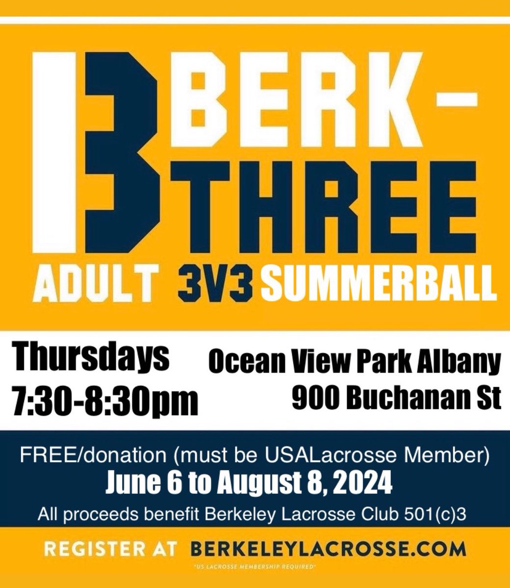 Berkeley Lacrosse Club tweet media