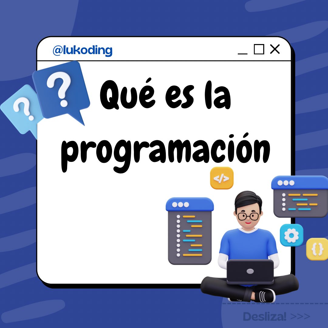 Lukoding's tweet photo. Alguna vez se han preguntado lo mas básico de básico?

🤔 Que es la programación?

Acompáñenme una vez mas en este hermoso hilo donde se los explico! 

Empezamos 🧵 https://t.co/LUDRYfEMGL