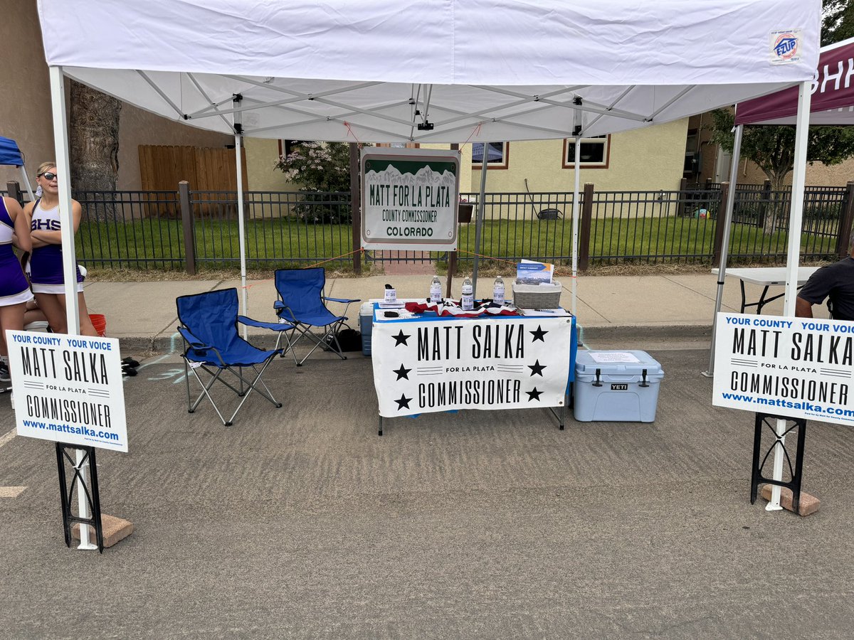 SalkaMatt's tweet photo. Hey everyone! I'll have a booth at the Bayfield Block Party today from 5:30-8:30 PM. Stop by to chat about my reelection campaign for county commissioner. Looking forward to seeing you there! https://t.co/8kiMBYSkqX