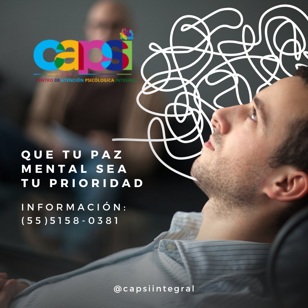 ATENCIONCAPSI's tweet photo. La salud mental es tan importante como la salud física. https://t.co/BYFnjBAct9