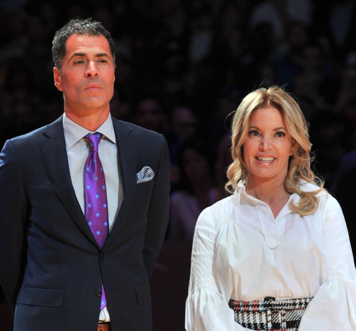 TheDunkCentral's tweet photo. Some members of the Lakers don't think it's an "absolute necessity" to have a coach in place by the NBA draft, per @DanWoikeSports 

“While having a coach in place by the draft is ideal, it’s not viewed as an absolute necessity by some inside the Lakers’ organization. The team is facing major decisions this summer with its roster, beginning on draft night when the team could combine the No. 17 pick with first- rounders in 2029 and 2031 in a trade.” 

(Via https://t.co/fiXT13nXSP)