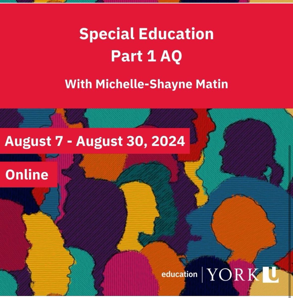 4 all those that are wanting 2take an amazing course…come out to one of these! I will be teaching both July and August sessions ~ summer is always the best time to take an AQ ❤️ Here are the links - hope to see you 😍
July:
apps.edu.yorku.ca/pdis/course/sp…
August:
apps.edu.yorku.ca/pdis/course/sp…