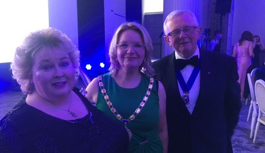 BLieutenancy's tweet photo. An inspiring and moving evening @RCN_NI Nurse of the Year awards Congratulations Edith Donnelly 2024… winner @sorthernHSCT and Professor Donna Fitzsimmons @QUBSONM, Kathleen Robbie award for Outstanding contribution to Nursing. NI's nurses are the very best 💐 https://t.co/UnHCV9LBtA