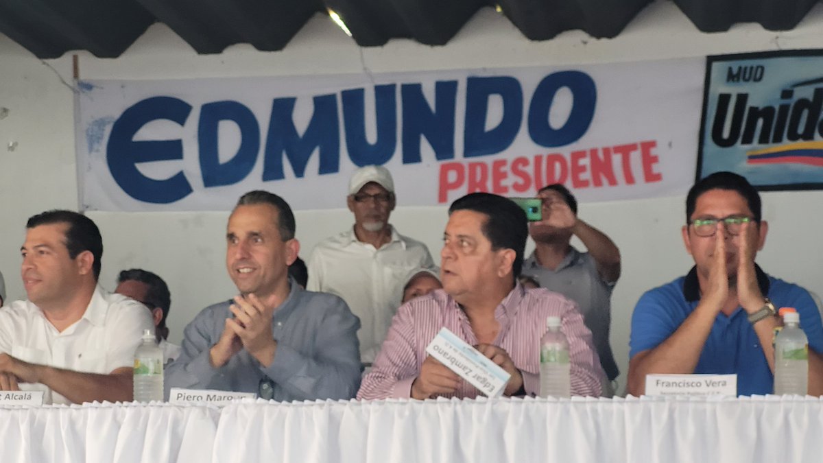 Aquí hay gente, hay esperanza, y hay un deber inquebrantable con nuestra conciencia y con la historia buena de Venezuela.

Desde Cumaná, estado Sucre. Junto a <a href="/edgarzambranoad/">Edgar Zambrano</a>, <a href="/franciscovra/">FRANCISCO VERA</a>, <a href="/robertalcalasu/">Robert Alcalá</a>. Decimos presente por el cambio que juntos lograremos con <a href="/EdmundoGU/">Edmundo González</a> en