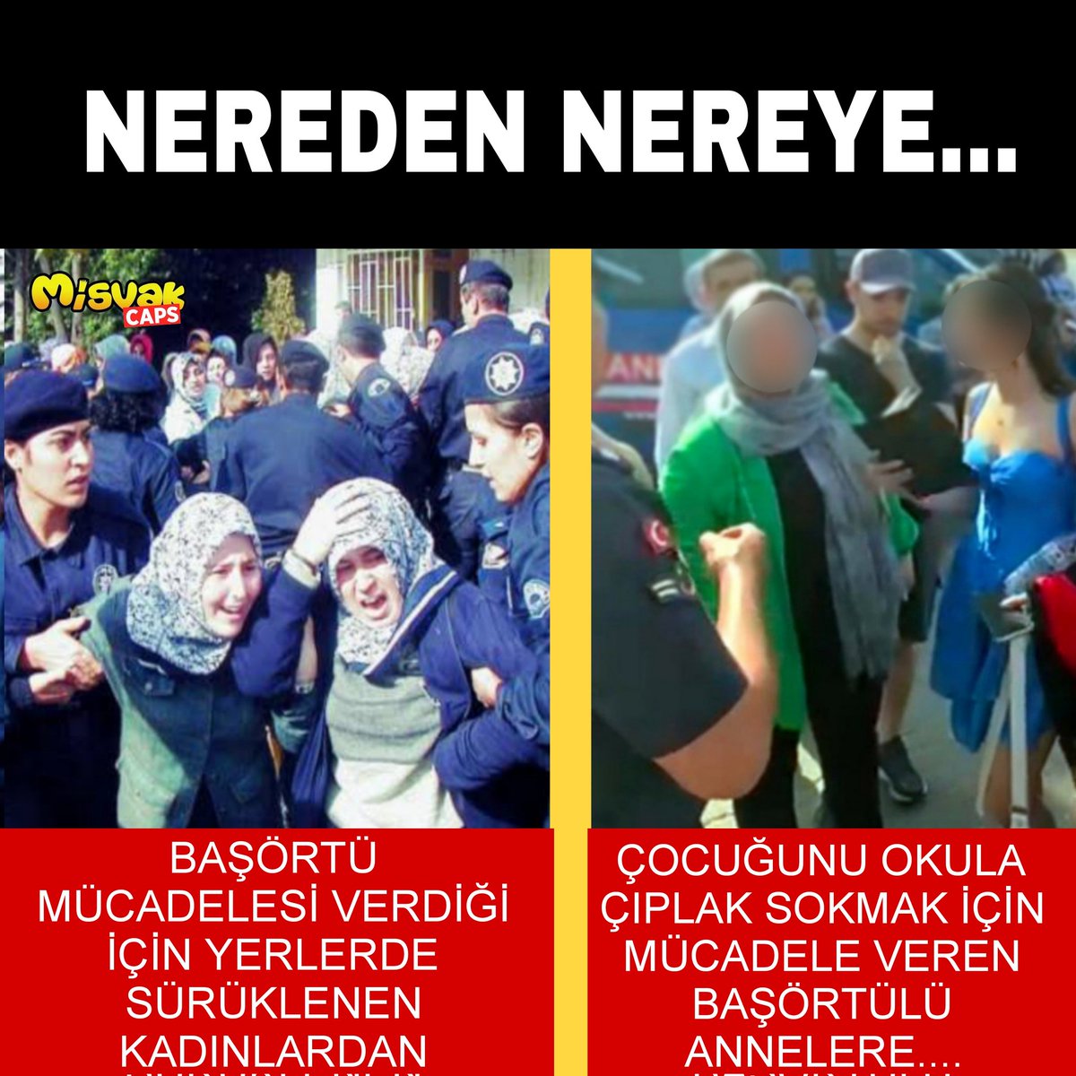 ikbldrs's tweet photo. Nereden Nereye..

▪️Başörtüsü davasını kazanıp, şuurunu ve bilincini kaybeden bir toplumla karşı karşıyayız . 
▪️Yerlerde sürüklenen Türbanlı annelerden çıplaklık'ı savunan Başörtülü annelere...
Ne hale düştük...
Yazık çok yazık..

#çıplak sapık  Biden
#Survivorallstar2024 https://t.co/0PD6eaACtR