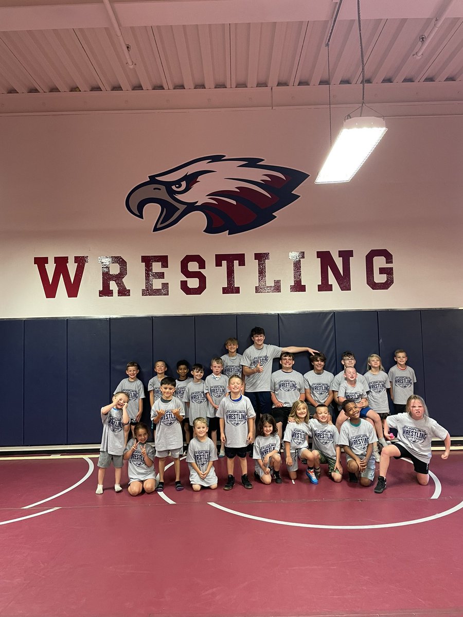 Joplin Wrestling (@jhswrestling) on Twitter photo Wrapping up a great 3 days with some awesome youth wrestlers!
<a href="/JHS_Athletics/">Joplin Athletics</a>
#GoEagles Wrapping up a great 3 days with some awesome youth wrestlers!
<a href="/JHS_Athletics/">Joplin Athletics</a>
#GoEagles